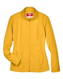 Women's Leader Soft Shell Jacket in Sport Athletic Gold