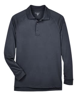 Men's Advantage Long Sleeve Tactical Polo in Dark Charcoal