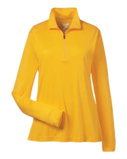Women's Zone Performance Quarter-Zip Pullover in Sport Athletic Gold