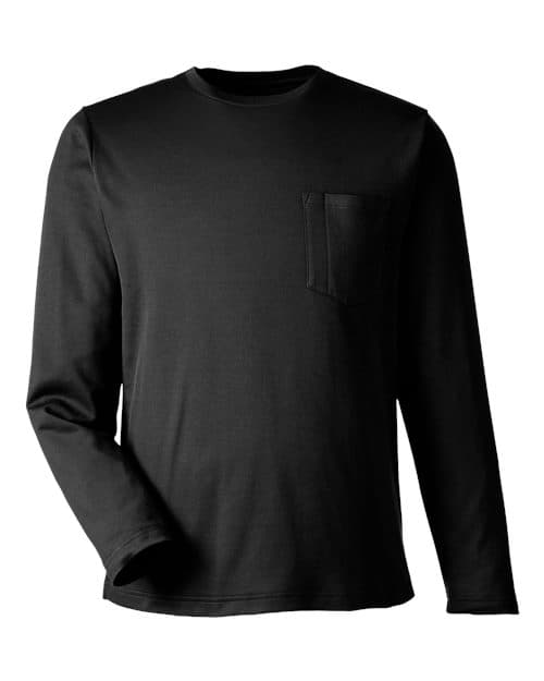 Harriton Unisex Charge Snag and Soil Protect Long Sleeve T-Shirt
