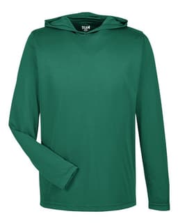 Men's Zone Performance Hooded T-Shirt in Sport Forest