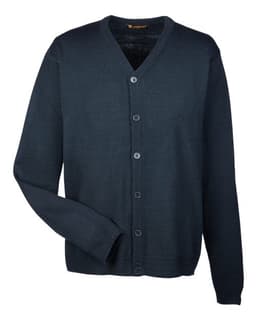 Men's Pilbloc™ V-Neck Button Cardigan Sweater in Dark Navy