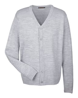 Men's Pilbloc™ V-Neck Button Cardigan Sweater in Grey Heather