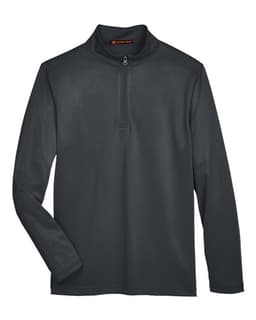 Men's Advantage Snag Protection Plus Quarter-Zip Pullover in Dark Charcoal