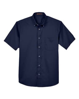 Men's Easy Blend™ Twill Dress Shirt with Stain-Release in Navy