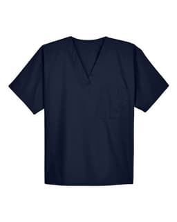 Unisex Restore Scrub Top in Dark Navy