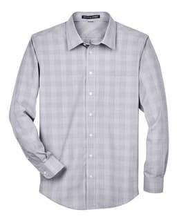 Men's Crown Collection® Glen Plaid Woven Dress Shirt view 1