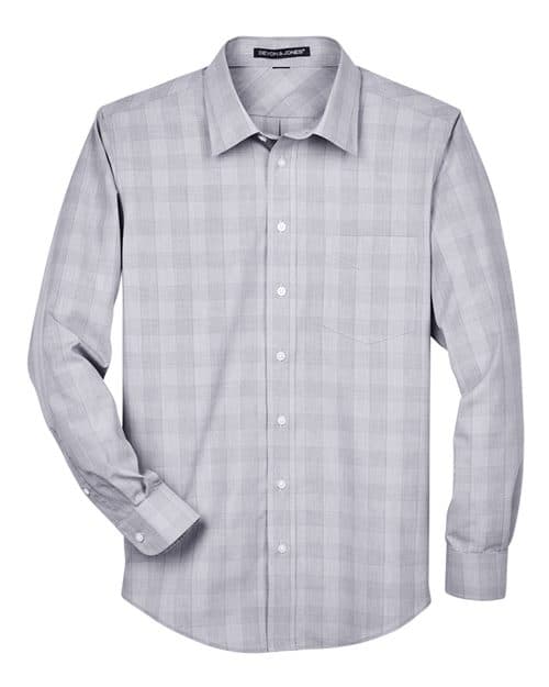 Devon & Jones Men's Crown Collection® Glen Plaid Woven Dress Shirt