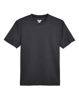 Youth Sonic Heather Performance T-Shirt in Black Heather