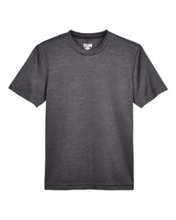 Youth Sonic Heather Performance T-Shirt in Dark Grey Heather