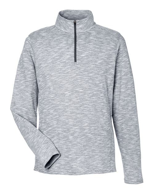 North End Men's Eclipse Jacquard Quarter-Zip Pullover