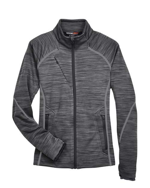 North End Women's Flux Mélange Bonded Fleece Jacket