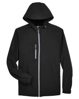 Men's Prospect Two-Layer Fleece Bonded Soft Shell Hooded Jacket view 1