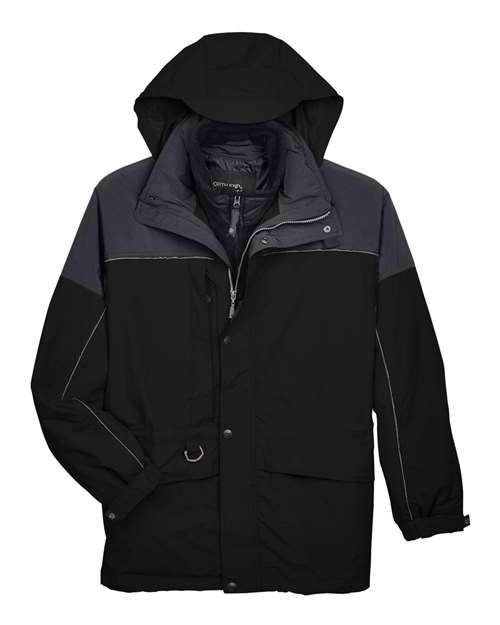 North End Men's 3-in-1 Two-Tone Parka