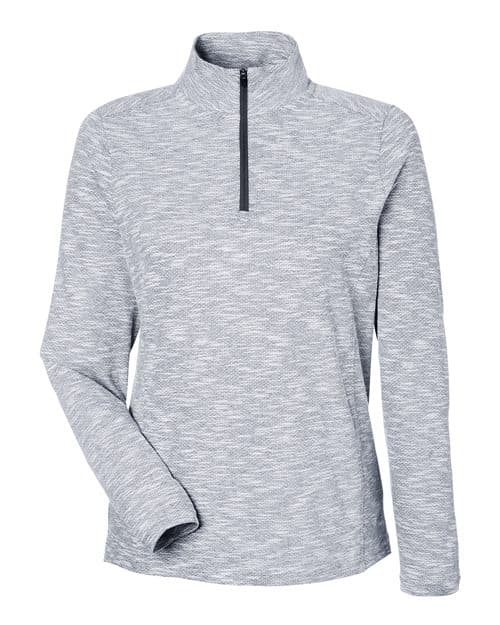 North End Women's Eclipse Jacquard Quarter-Zip Pullover