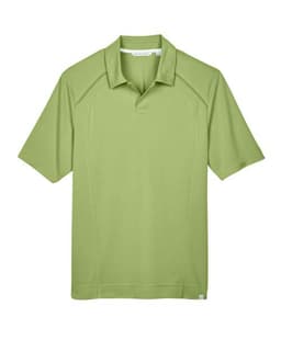 Men's Recycled Polyester Performance Pique Polo in Cactus Green