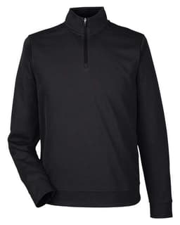 Men's Express Tech Performance Pique Quarter-Zip Pullover view 1