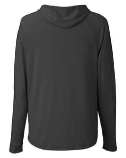 Unisex JAQ Stretch Performance Hooded Long Sleeve T-Shirt view 2