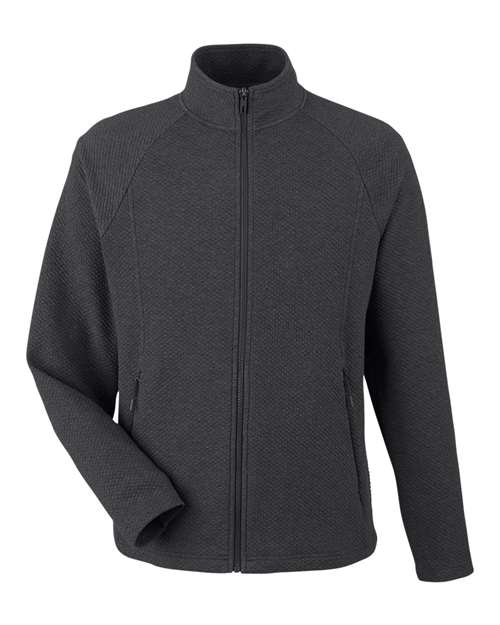 North End Men's Spirit Textured Full-Zip