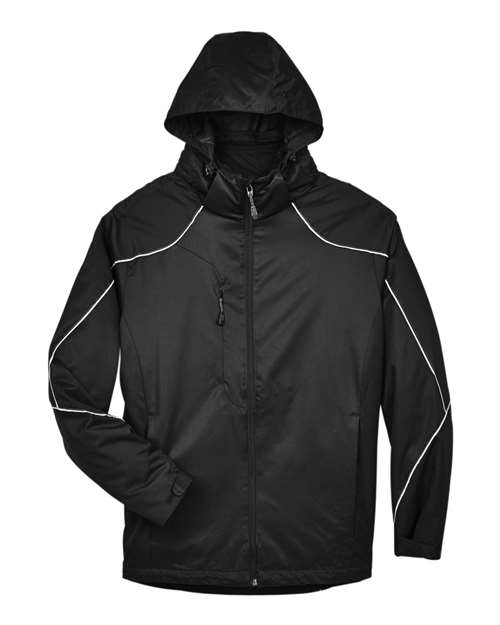North End Men's Angle 3-In-1 Jacket with Bonded Fleece Liner