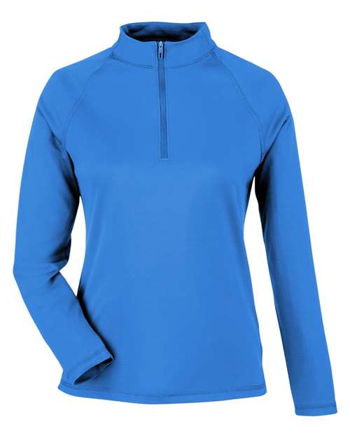 North End Women's Express Tech Performance Pique Quarter-Zip Pullover