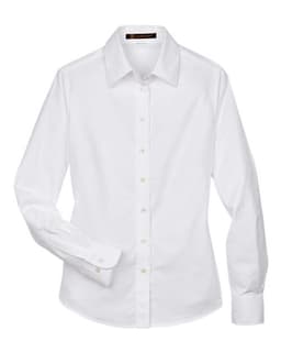 Women's Oxford Dress Shirt in White
