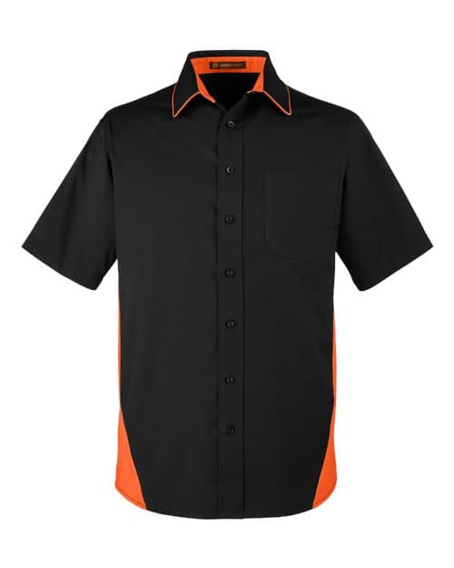 Harriton Men's Tall Flash IL Colorblock Shirt
