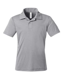 Youth Zone Sonic Heather Performance Polo view 1