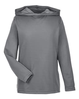 Youth Zone Performance Hooded T-Shirt in Sport Graphite