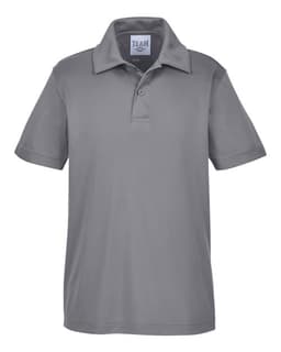 Youth Zone Performance Polo in Sport Graphite