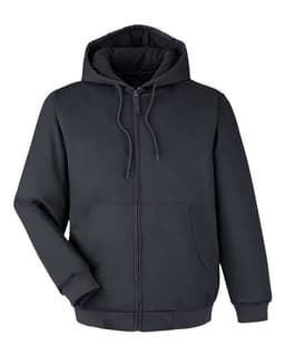 Unisex Tall ClimaBloc® Heavyweight Hooded Full-Zip Jacket in Dark Charcoal