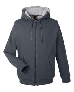 Unisex ClimaBloc™ Lined Heavyweight Hooded Sweatshirt in Dark Charcoal