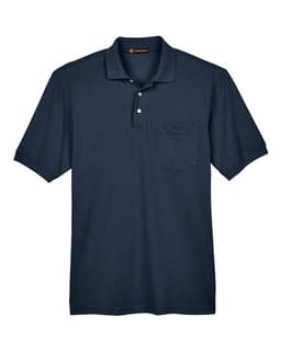 Men's Easy Blend™ Polo with Pocket in Navy