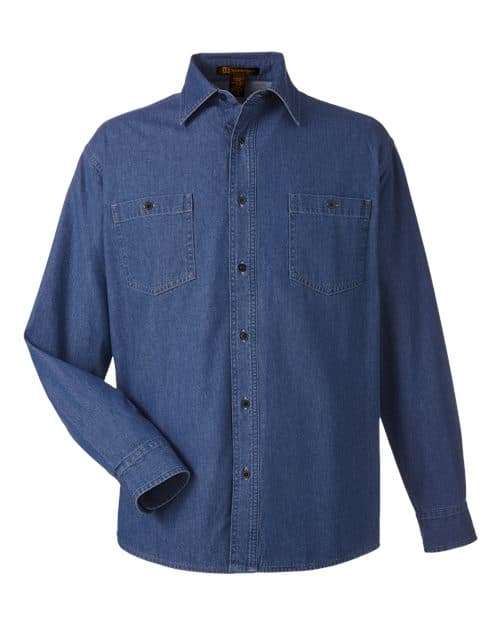 Harriton Unisex Denim Shirt Jacket