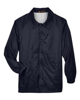 Unisex Nylon Staff Jacket in Navy