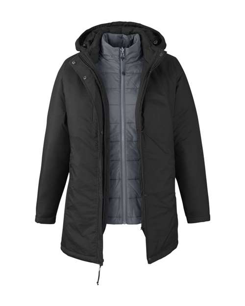 CORE365 Women's Inspire 3-in-1 Jacket with Insulated Liner