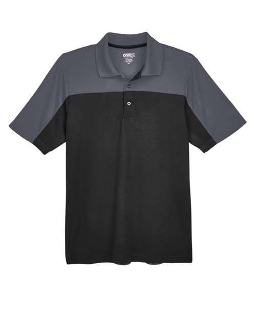 CORE365 Men's Balance Colorblock Performance Piqué Polo