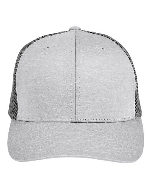 Team 365 Youth Zone Sonic Heather Trucker Cap by Yupoong