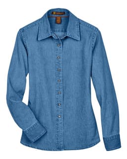 Women's Denim Shirt in Light Denim