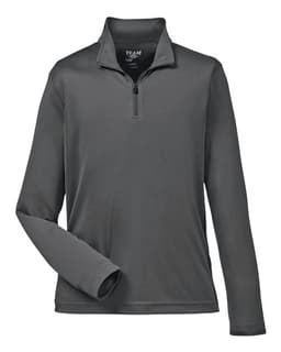 Youth Zone Performance Quarter-Zip Pullover in Sport Graphite