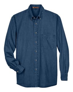 Men's Tall Denim Shirt view 1