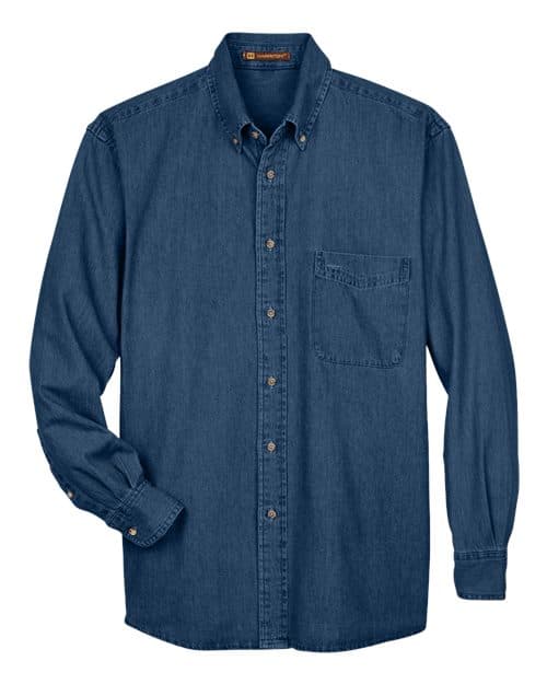 Harriton Men's Tall Denim Shirt