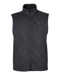 Men's Drop Line Vest in Black Heather