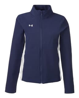 Women's Rival Stretch Jacket in Midnight Navy/ White