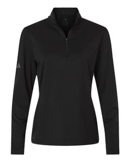 Women's Textured Stripe Quarter-Zip Pullover view 1