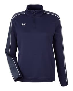 Women's Command 2.0 Quarter-Zip Pullover in Midnight Navy/ White