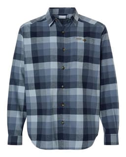 Men's Cornell Woods™ Flannel Shirt in Collegiate Navy Multi Buffalo Check