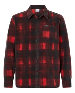 Men's Steens Mountain™ Printed Shirt Jacket II in Sail Red Omblur