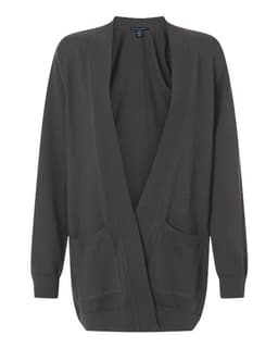 Women's New Classics Open Cardigan Sweater in Graphite