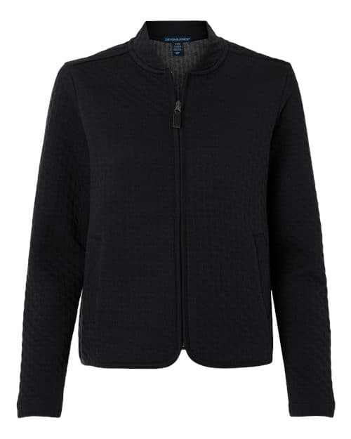 Devon & Jones Women's Berkeley Textured Full-Zip Jacket